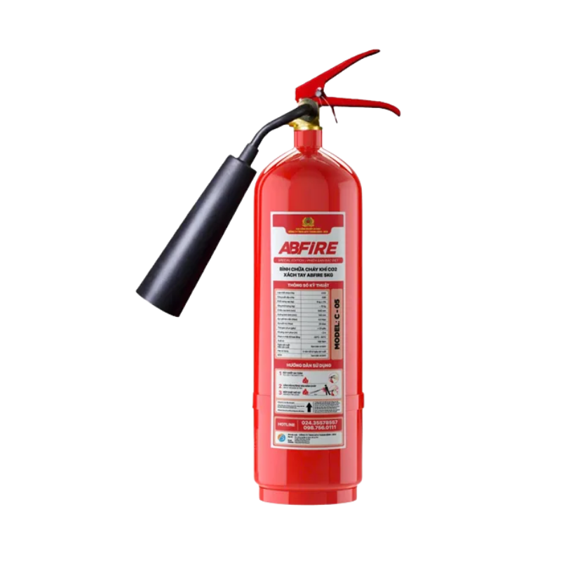 Bình chữa cháy CO2 ABFire 3kg C-03 ( Tem Bộ Công An)