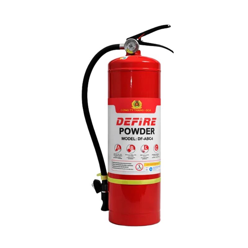 Bình chữa cháy bột ABC 4kg Defire (DF-ABC4)
