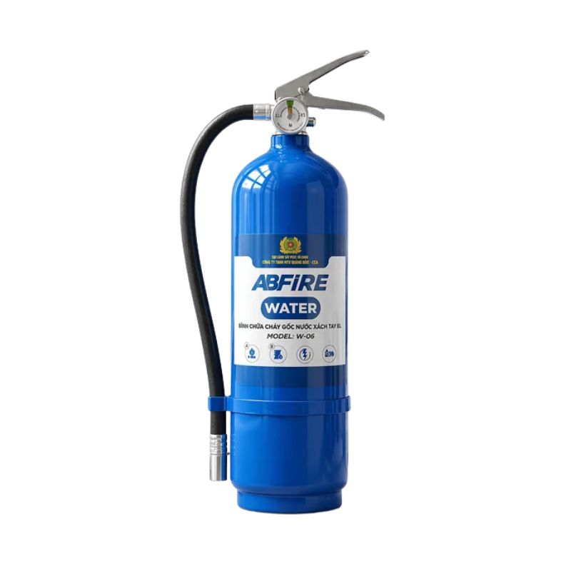 Bình chữa cháy gốc nước 6L ABFIRE AB-W06 (Bộ Công An)